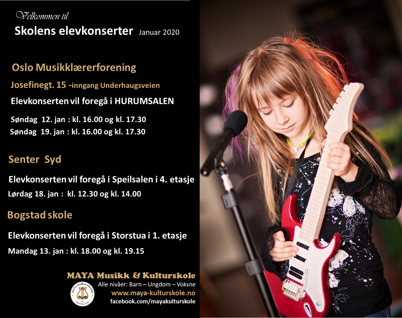 Elevkonsert plakat 2020